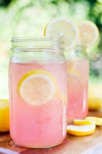 32588397-pink-lemonade-in-mason-jars-stock-photo